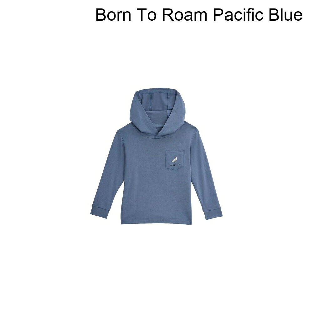 (取寄) フリーフライ トドラー シェード グラフィック ブーディ - トッドラー Free Fly toddler Shade Graphic Hoodie - Toddlers' Born To Roam Pacific Blue