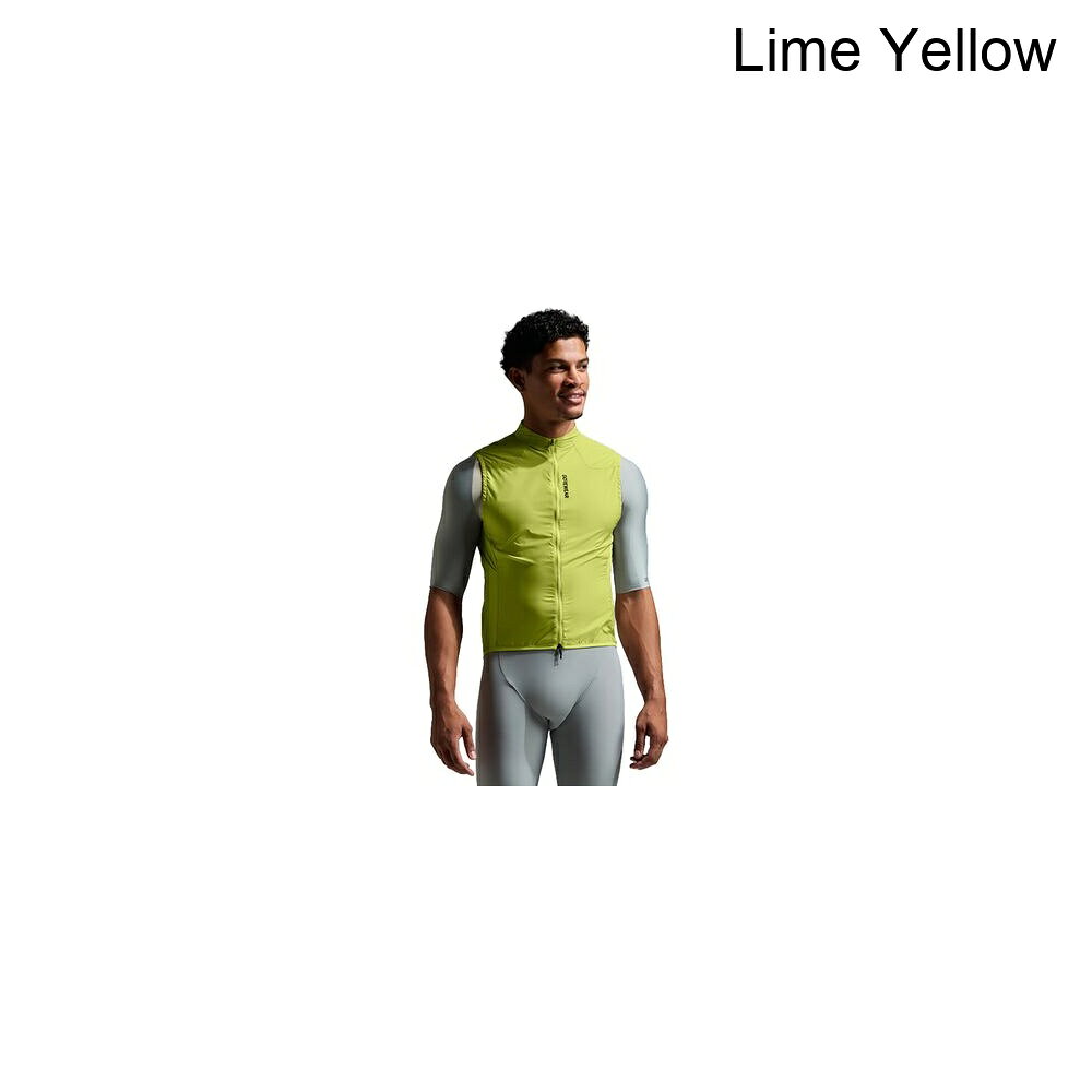 (取寄) ゴアウェア メンズ ディスタンス ウィンドブレーカー ベスト - メンズ GOREWEAR men Distance Windbreaker Vest - Men's Lime Yellow