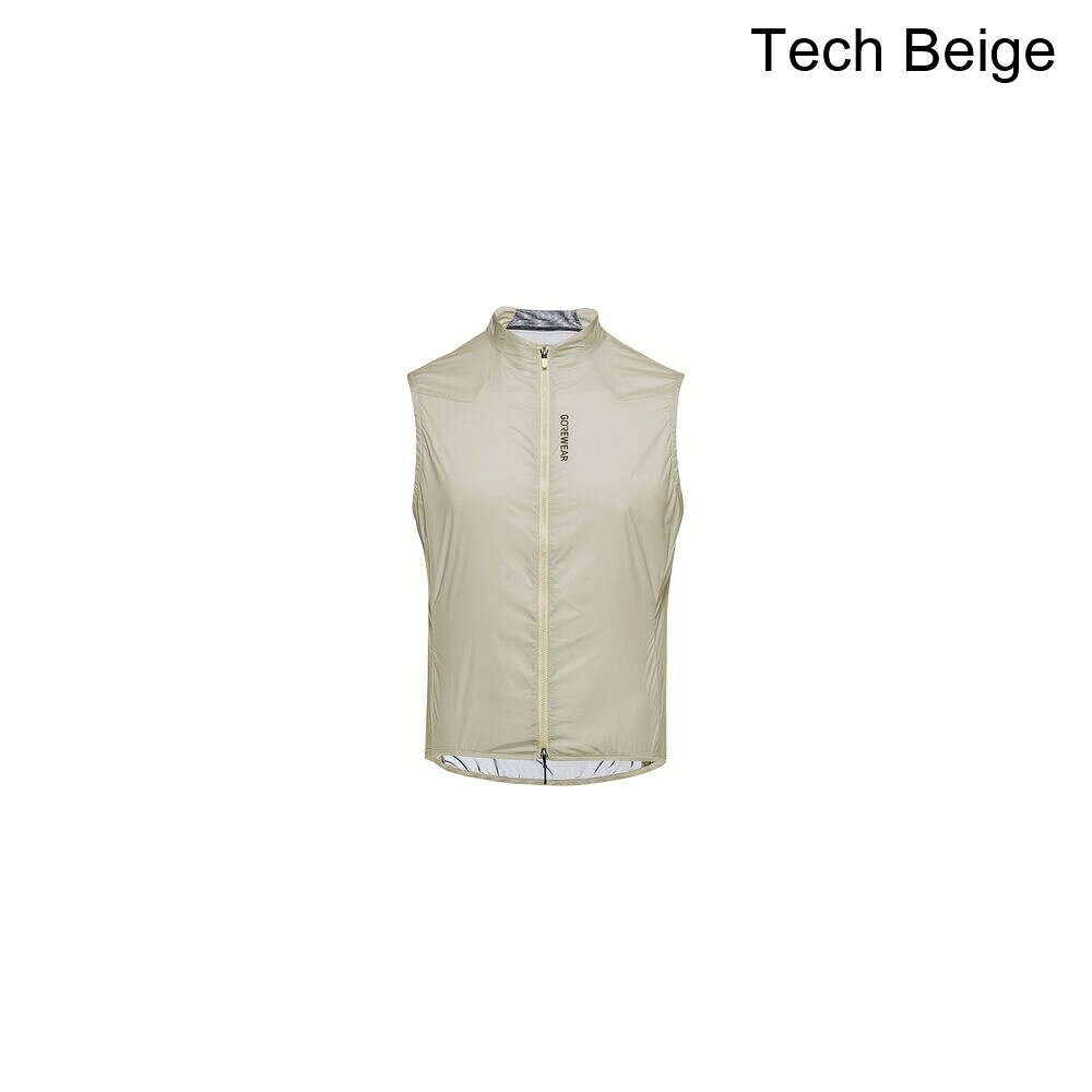(取寄) ゴアウェア メンズ ディスタンス ウィンドブレーカー ベスト - メンズ GOREWEAR men Distance Windbreaker Vest - Men's Tech Beige