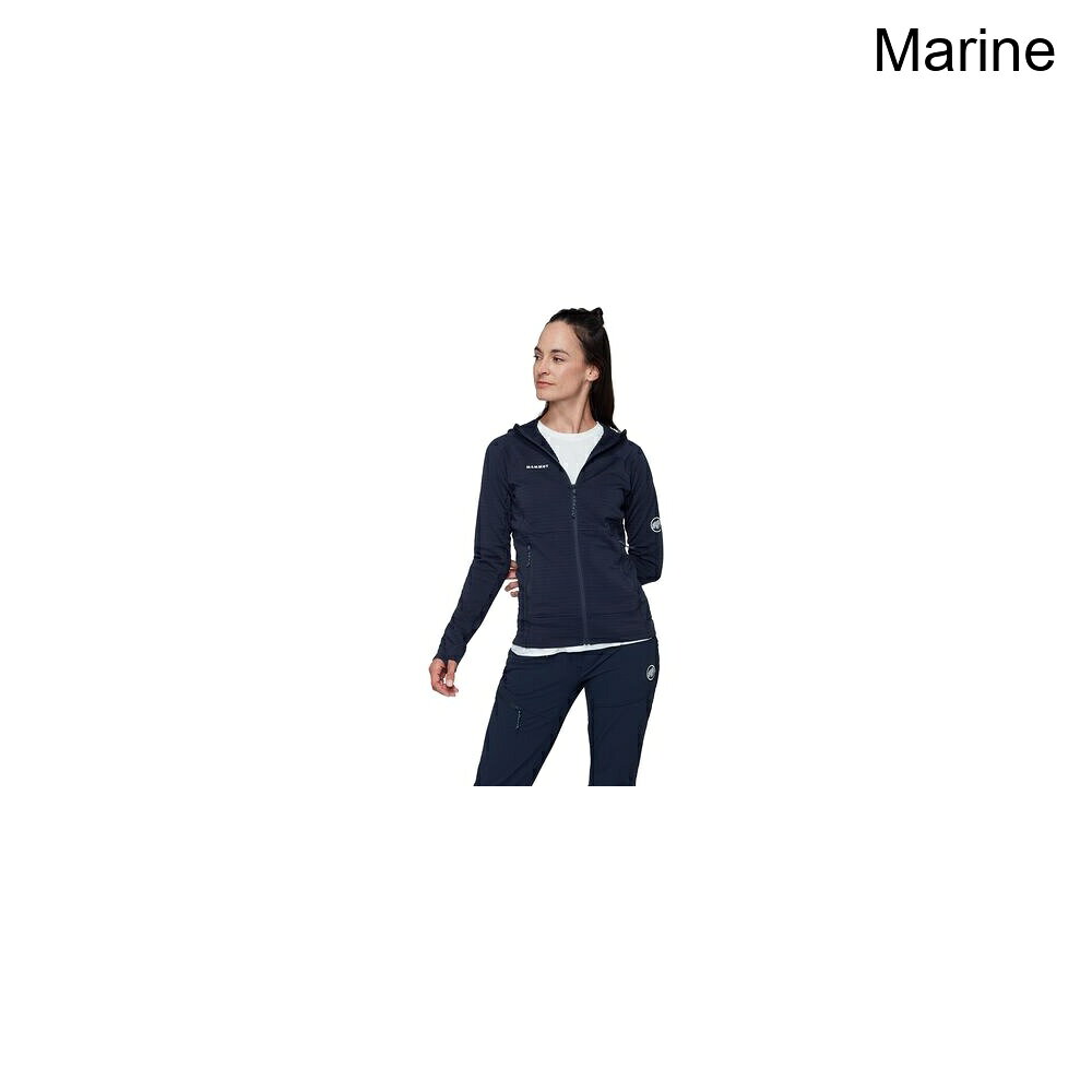 (取寄) マムート レディース タイス ml フーデット ジャケット - ウィメンズ Mammut women Taiss ML Hooded Jacket - Women's Marine