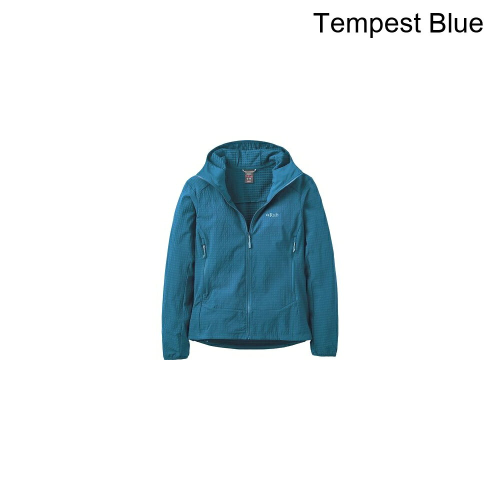 (取寄) ラブ レディース プロ ブーディ - ウィメンズ Rab women Quantra Pro Hoodie - Women's Tempest Blue