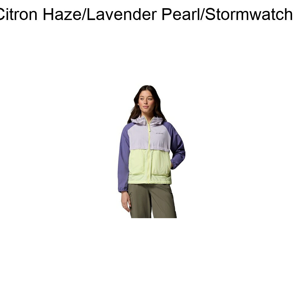 (取寄) コロンビア レディース スパイア バレー ウィンドブレーカー - ウィメンズ Columbia women Spire Valley Windbreaker - Women's Citron Haze/Lavender Pearl/Stormwatch