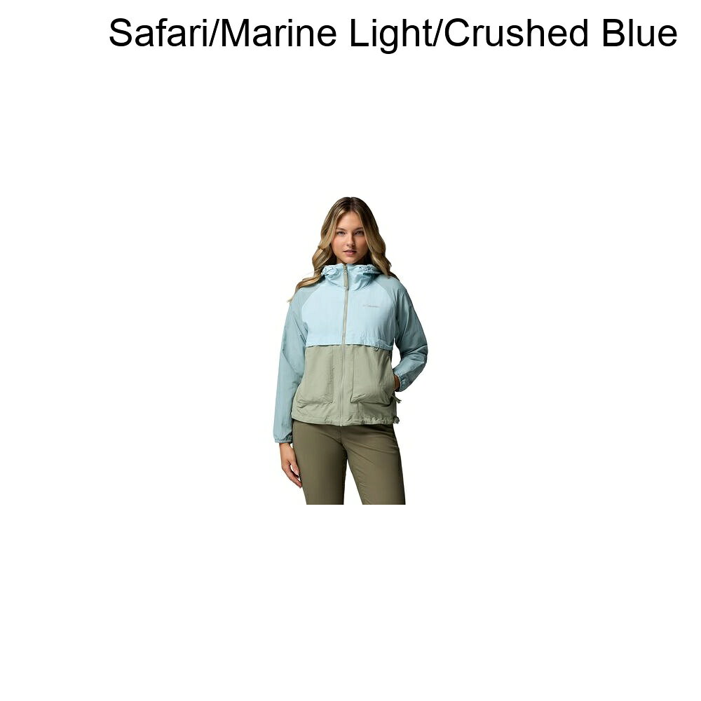 (取寄) コロンビア レディース スパイア バレー ウィンドブレーカー - ウィメンズ Columbia women Spire Valley Windbreaker - Women's Safari/Marine Light/Crushed Blue