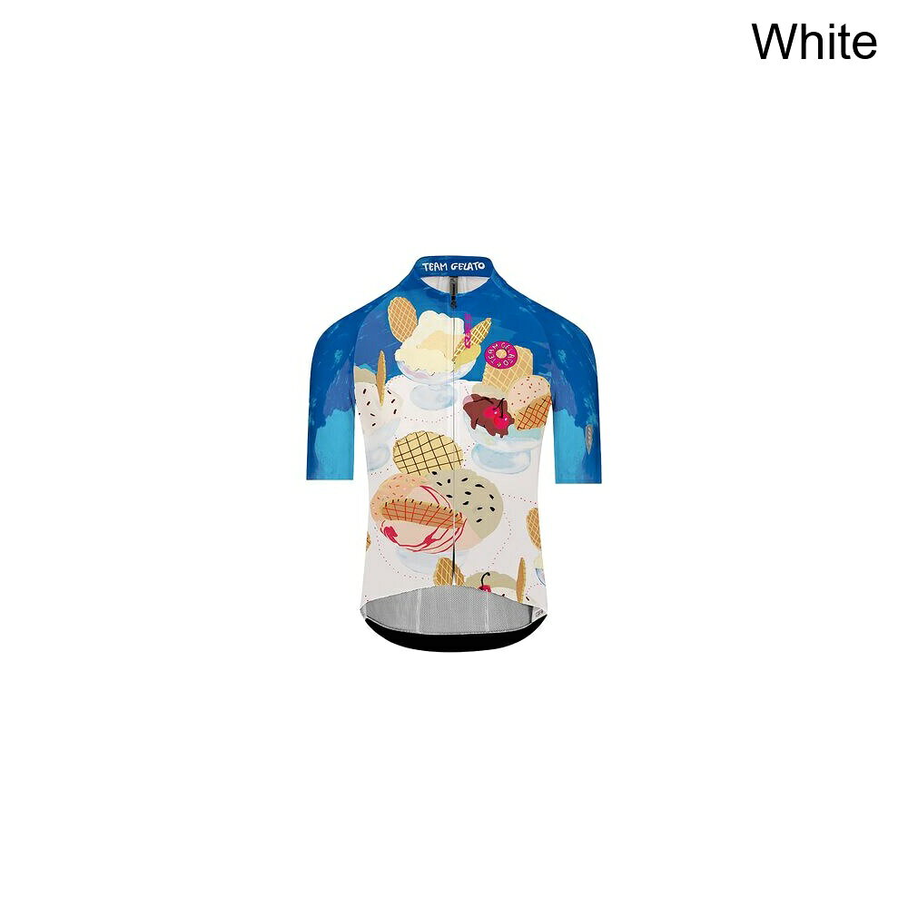 (取寄) メンズ プロ チーム ジェラート ジャージ - メンズ Q36.5 men Gregarius Pro Team Gelato Jersey - Men's White