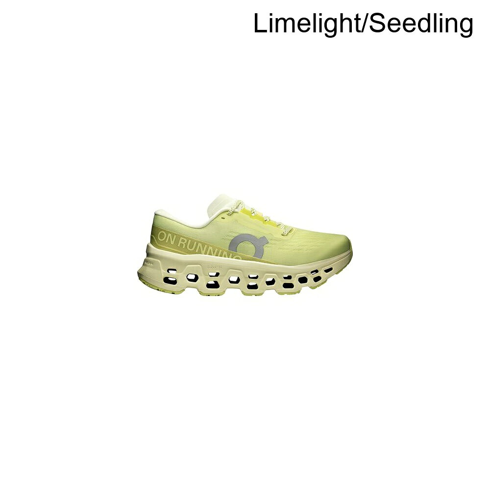 (取寄) オンランニング レディース クラウドモンスター 3 ランニング シューズ - ウィメンズ On Running women Cloudmonster 3 Running Shoe - Women's Limelight/Seedling