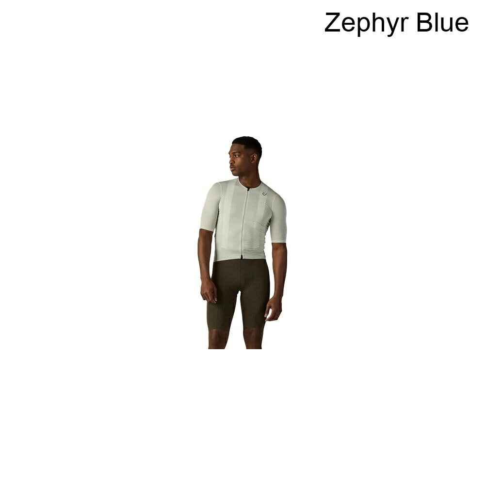 (取寄) ヴェロシオ メンズ ラグゼ ウルトラライト ショートスリーブ ジャージ - メンズ Velocio men LUXE Ultralight Short-Sleeve Jersey - Men's Zephyr Blue