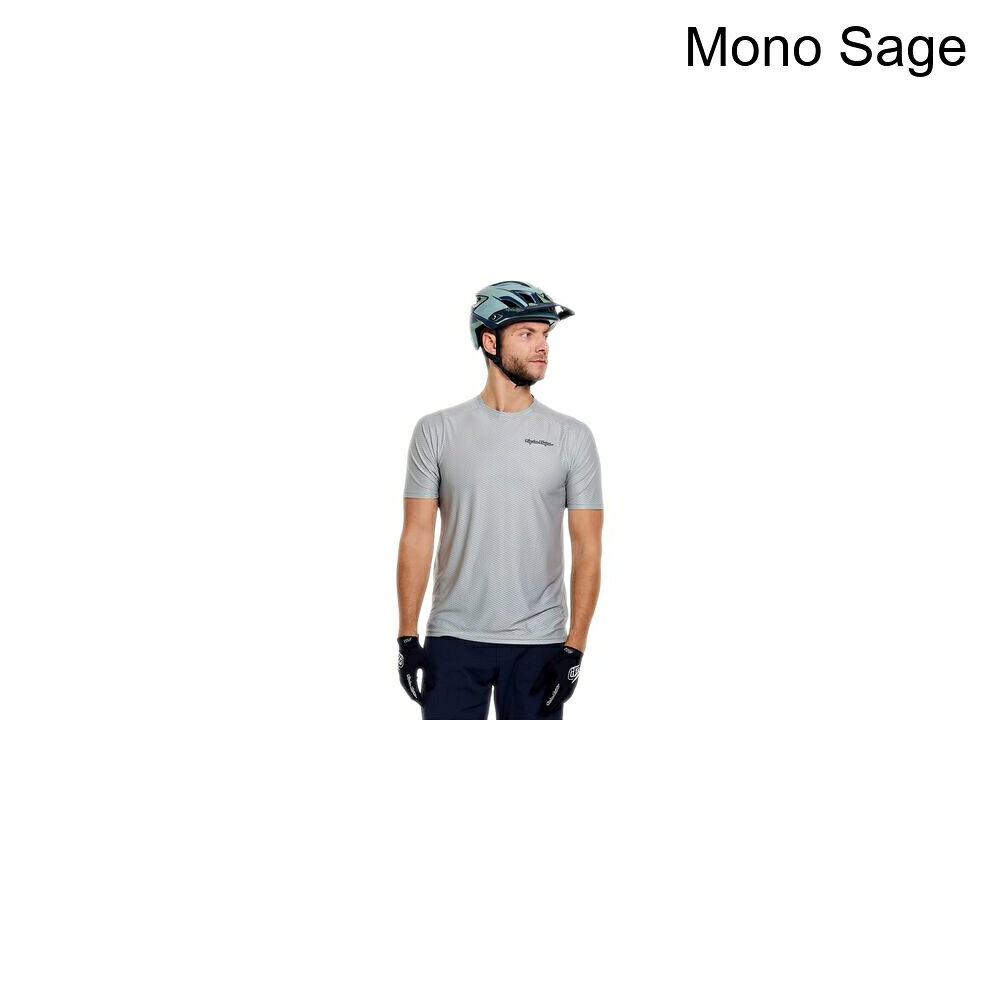 (取寄) トロイリーデザインズ メンズ スカイライン プロ エアー ショートスリーブ ジャージ - メンズ Troy Lee Designs men Skyline Pro Air Short-Sleeve Jersey - Men's Mono Sage