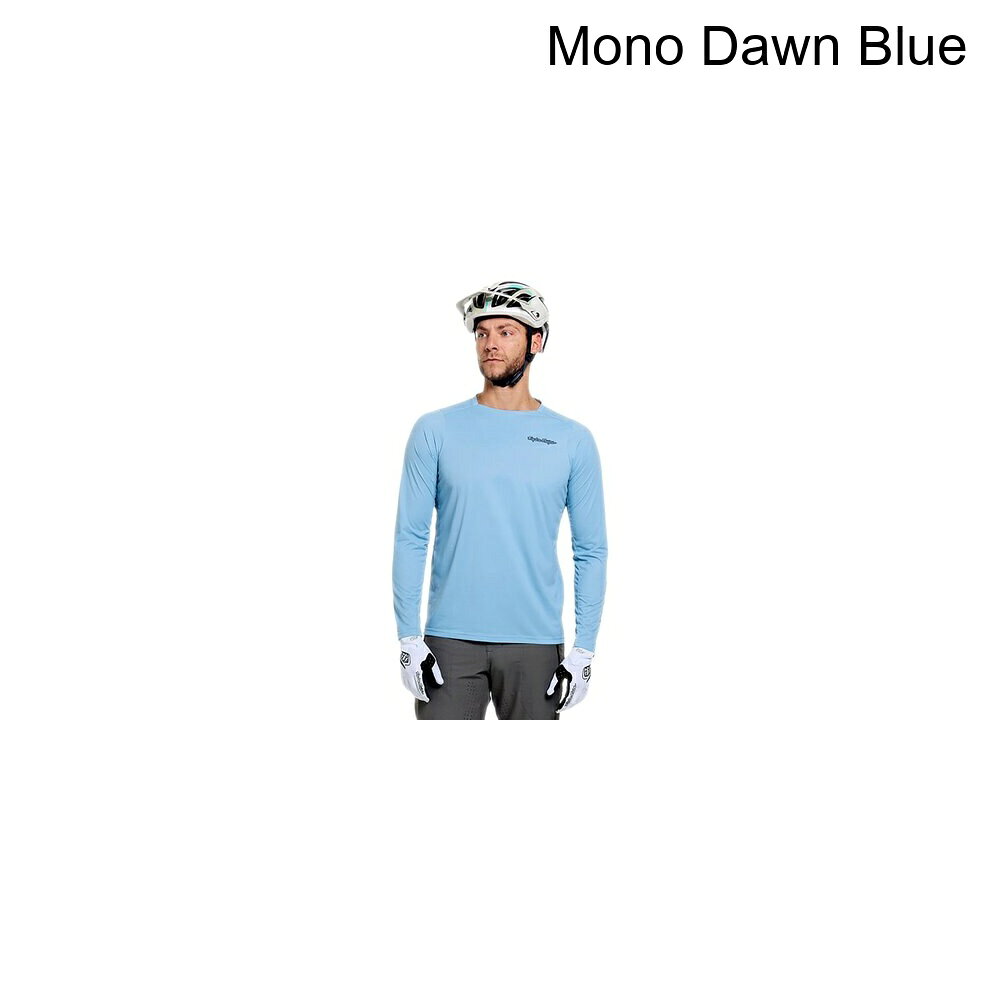 (取寄) トロイリーデザインズ メンズ スカイライン プロ ロング-スローブ ジャージ - メンズ Troy Lee Designs men Skyline Pro Long-Sleeve Jersey - Men's Mono Dawn Blue