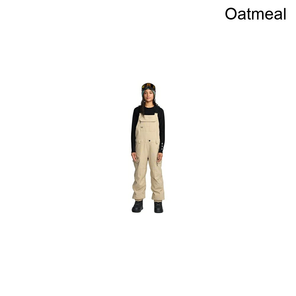 (取寄) ボルコム レディース クレストン 3D ストレッチ ビブ オーバーオール - ウィメンズ Volcom women Creston 3D Stretch Bib Overall - Women's Oatmeal