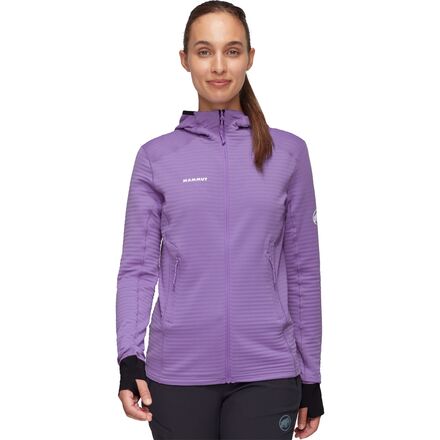 Outdoor Wear - (取寄) マムート レディース タイス ライト ml フーデット ジャケット - ウィメンズ Mammut women Taiss Light ML Hooded Jacket - Women's Lavandin/Black