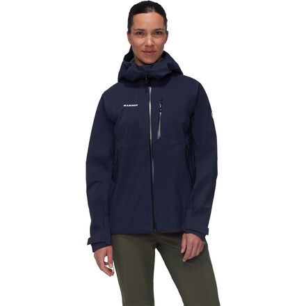 (取寄) マムート レディース アルト ガイド HS フーデット ジャケット - ウィメンズ Mammut women Alto Guide HS Hooded Jacket - Women's Marine