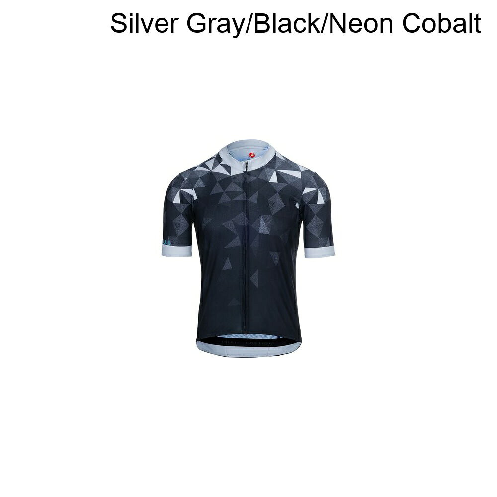 (取寄) カステリ メンズ フルッソ 2 リミテッド エディション ジャージ - メンズ Castelli men Flusso 2 Limited Edition Jersey - Men's Silver Gray/Black/Neon Cobalt