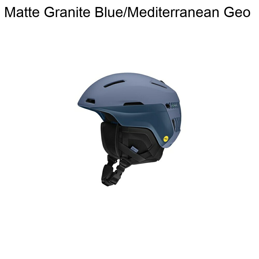 (取寄) スミス アクセル ミプス ヘルメット Smith Accel Mips Helmet Matte Granite Blue/Mediterranean Geo