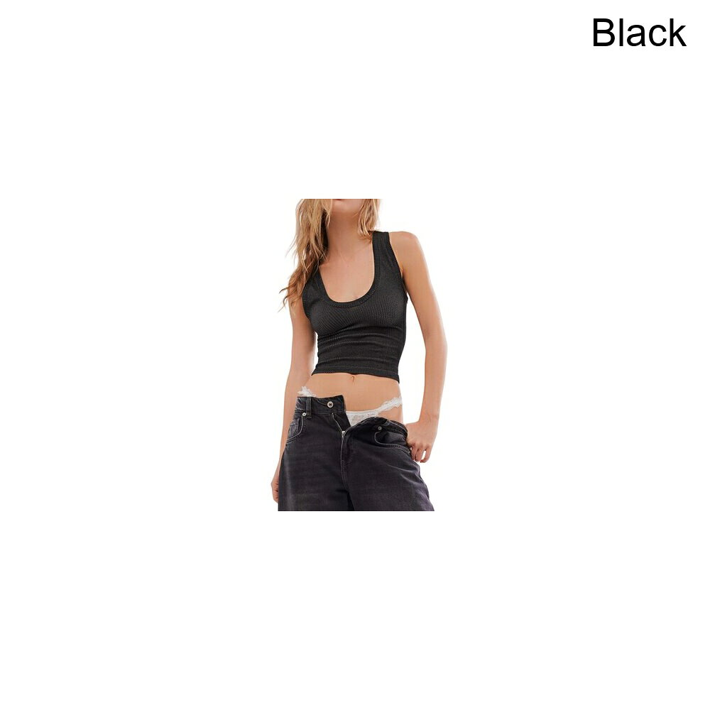 (取寄) フリーピープル レディース クリーン スレート Smls タンク トップ - ウィメンズ Free People women Clean Slate Smls Tank Top - Women's Black