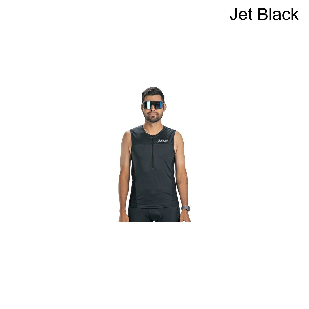 (取寄) メンズ コア トライ タンク - メンズ ZOOT men Core Tri Tank - Men's Jet Black