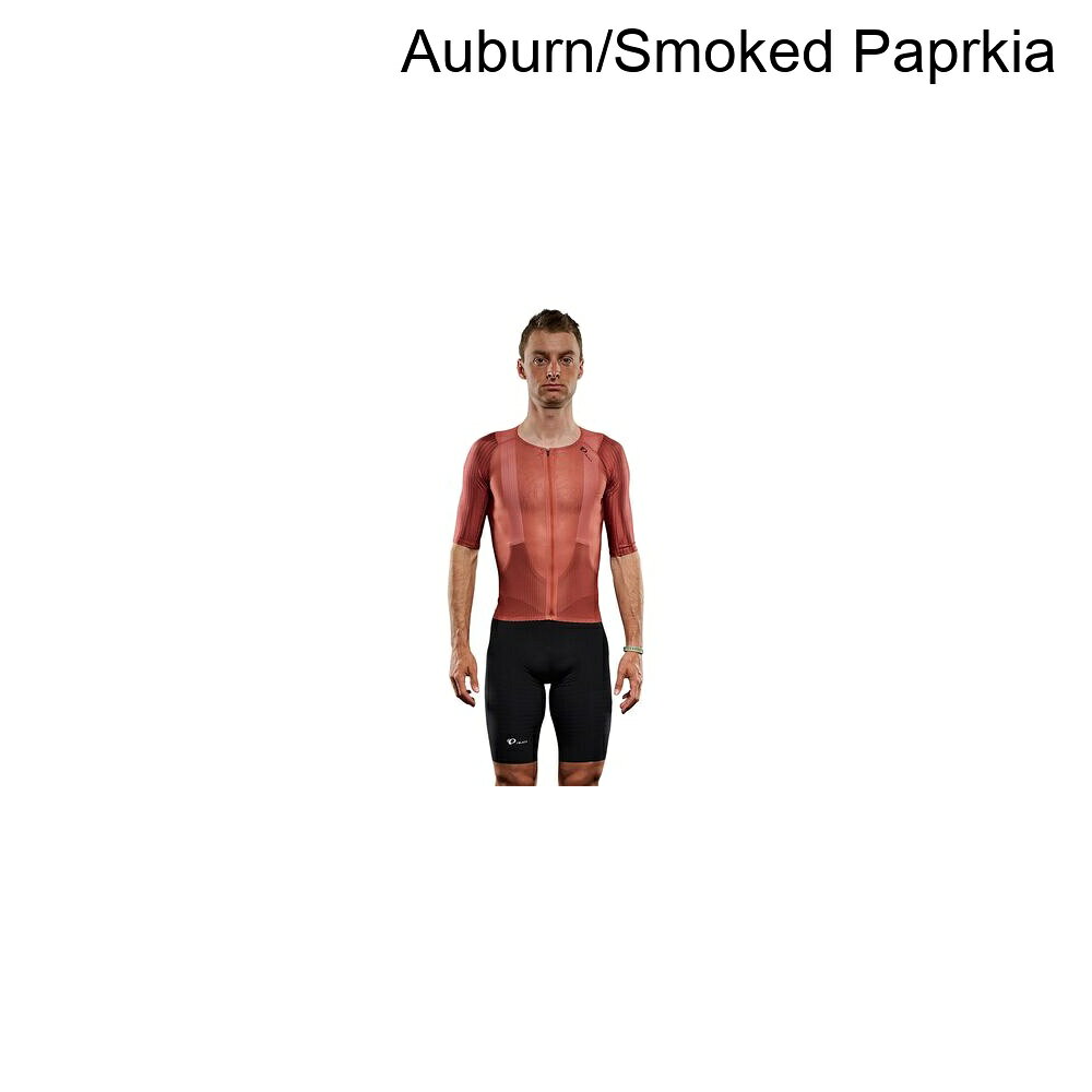 (取寄) パールイズミ メンズ メッシュ ジャージ - メンズ PEARL iZUMi men PI/Black Mesh Short-Sleeeve Jersey - Men's Auburn/Smoked Paprkia