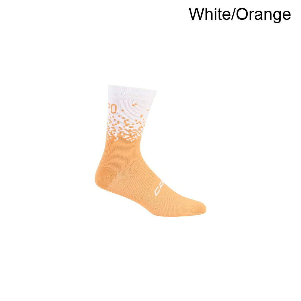 (取寄) カポ アクティブ コンプレッション ソック - フェード Capo Active Compression 18cm Q-Skin Sock - Fade White/Orange