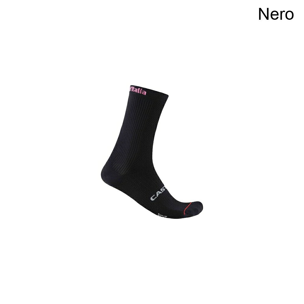 (取寄) カステリ ソック 18 Castelli #GIRO109 Sock 18 Nero