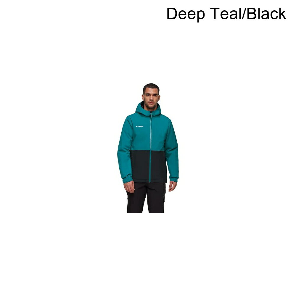 (取寄) マムート メンズ リナード HS サーモ フーデット ジャケット - メンズ Mammut men Linard HS Thermo Hooded Jacket - Men's Deep Teal/Black