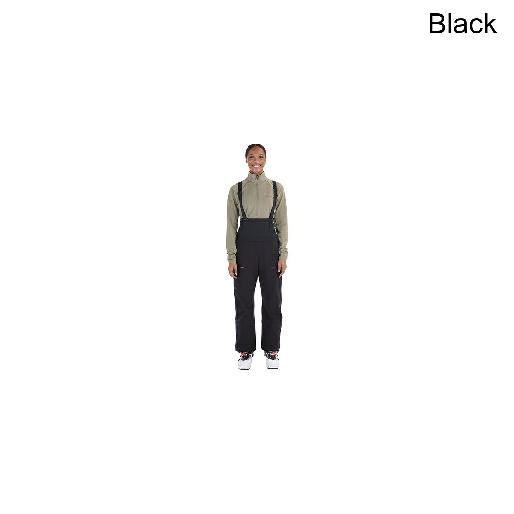 (取寄) マーモット レディース ソリチュード UL バイオ 1/4 ビブ パンツ - ウィメンズ Marmot women Solitude UL Bio 1/4 Bib Pant - Women's Black