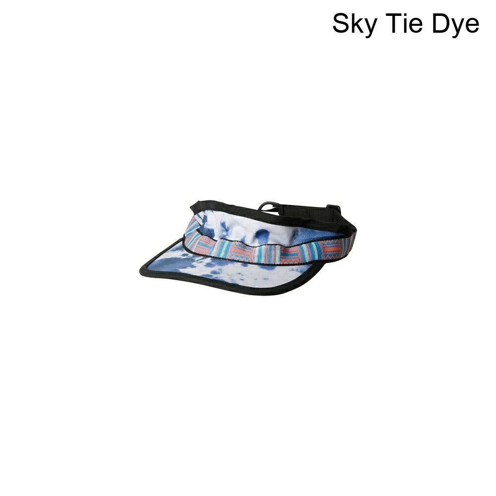 (取寄) カブー シンセティック ストラップ バイザー KAVU Synthetic Strap Visor Sky Tie Dye