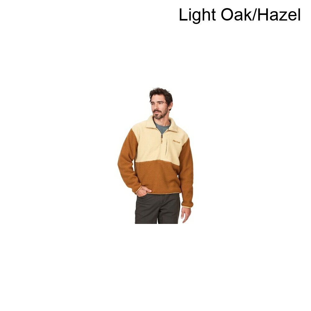 (取寄) マーモット メンズ アロス 1/2-ジップ フリース - メンズ Marmot men Aros 1/2-Zip Fleece - Men's Light Oak/Hazel