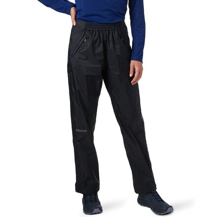 (取寄) マーモット レディース プレシップ エコ フル-ジップ パンツ - ウィメンズ Marmot women Precip Eco Full-Zip Pant - Women's Black