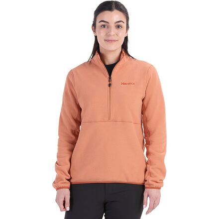 (取寄) マーモット レディース ロックリン 1/2 ジップ - ウィメンズ Marmot women Rocklin 1/2 Zip - Women's Sunburn