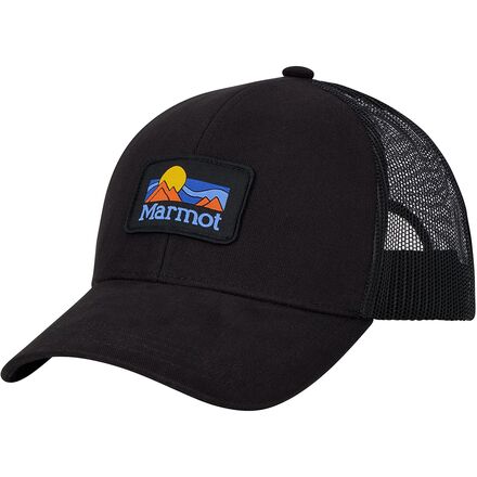 (取寄) マーモット レトロ トラッカー ハット Marmot Retro Trucker Hat Black