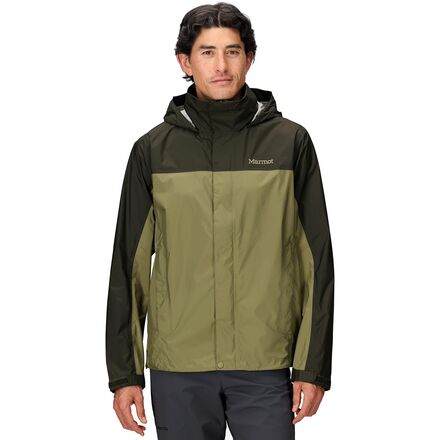 (取寄) マーモット メンズ プレシップ エコ ジャケット - メンズ Marmot men PreCip Eco Jacket - Men's Rosin Green/Olive Grove