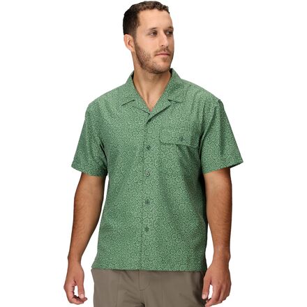 (取寄) マーモット メンズ キャンプ ノベルティ シャツ - メンズ Marmot men AirExchange SolarShield Camp Novelty Shirt - Men's Juniper Green Mini Bloom