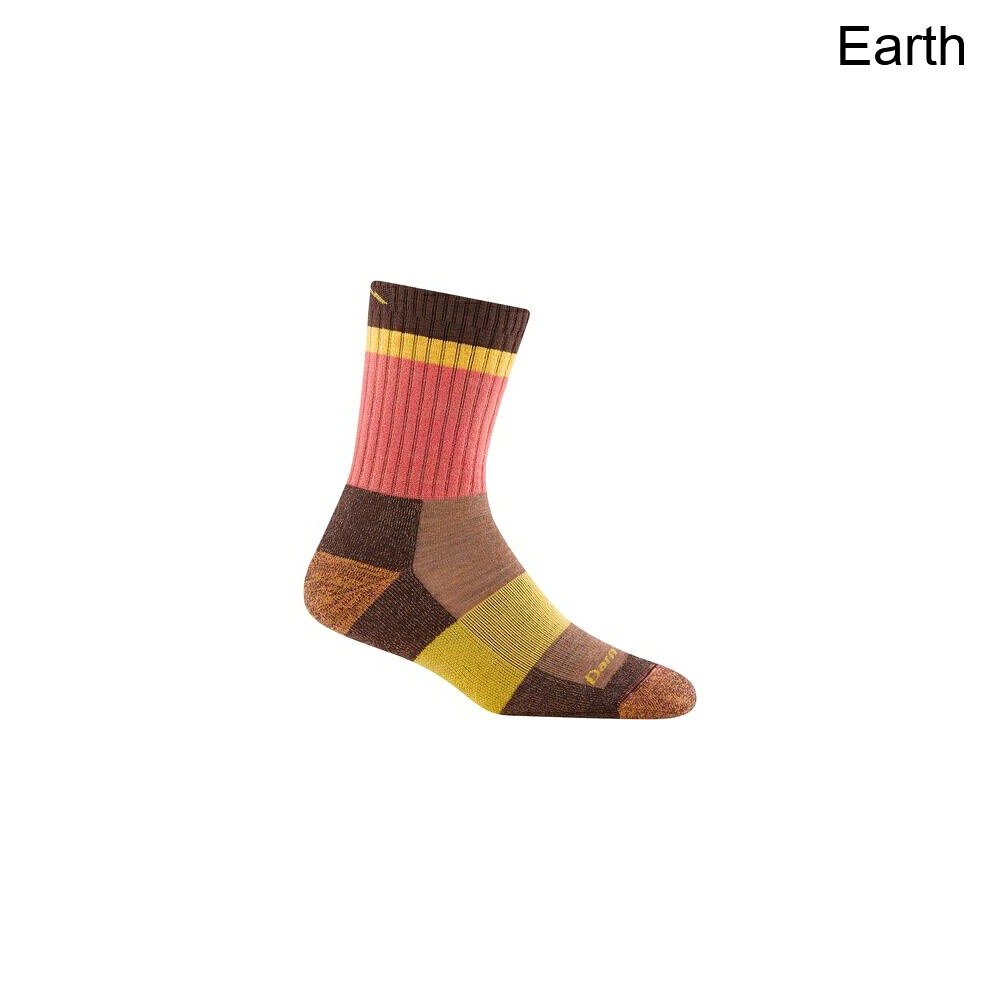 (取寄) ダーンタフ レディース ヘッディ ベティ ミクロ クルー ライトウェイト ソック - ウィメンズ Darn Tough women Heady Betty Micro Crew Lightweight Sock - Women's Earth