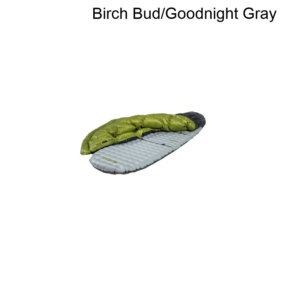 (取寄) パルス エンドレス プロミス UL キルト: ダウン NEMO Equipment Inc. Pulse Endless Promise UL Quilt: 20/30F Down Birch Bud/Goodnight Gray sweetrag-18410849 スウィートラグ サンプル画像2