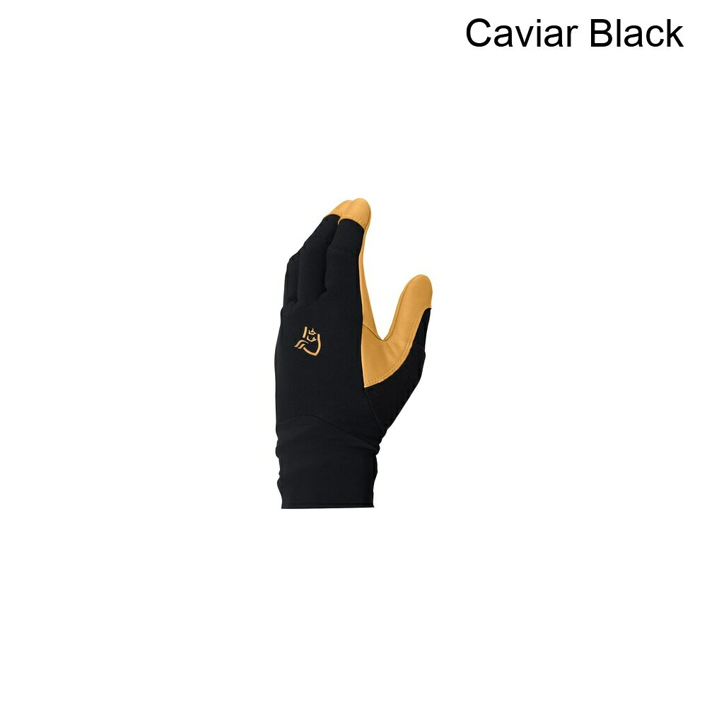 (取寄) ノローナ リンゲン ウインドストッパー レザー グローブ Norrona Lyngen Windstopper Leather Glove Caviar Black