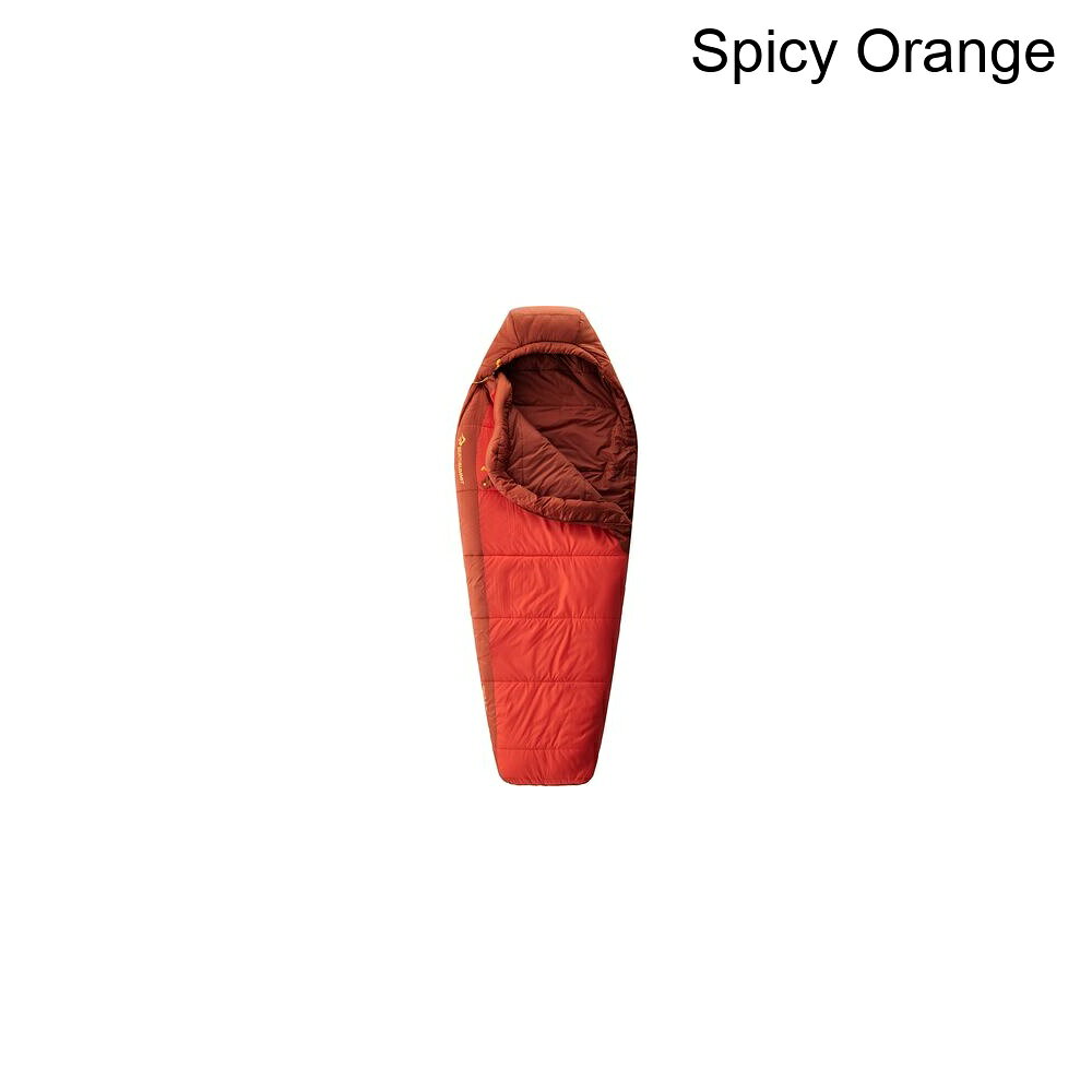(取寄) シートゥサミット レディース スリーピング バッグ 30F - ウィメンズ Sea To Summit women Hamelin Sleeping Bag: 30F Syntehtic - Women's Spicy Orange