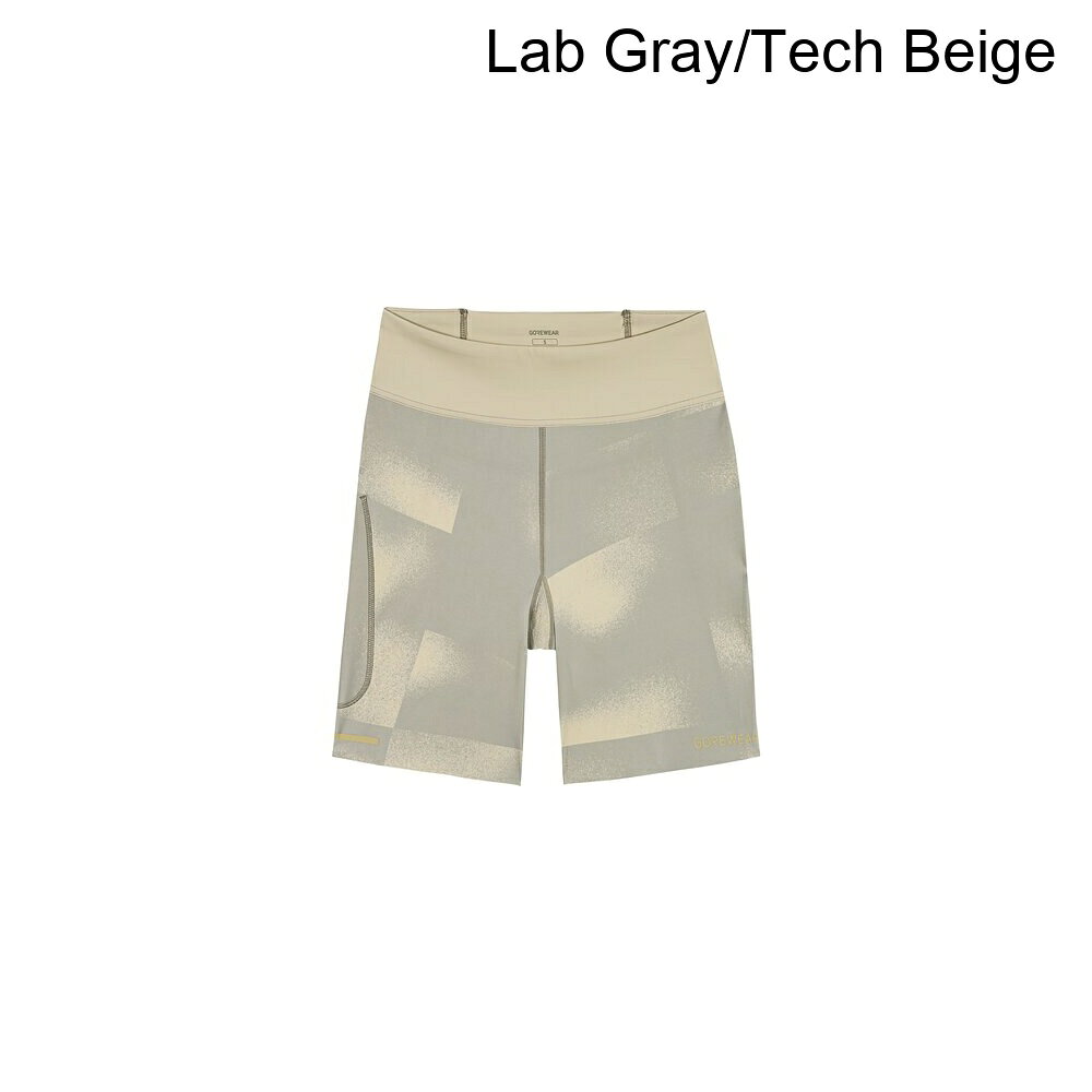 (取寄) ゴアウェア レディース クラウド ショート タイト - ウィメンズ GOREWEAR women Concurve Cloud Short Tight - Women's Lab Gray/Tech Beige