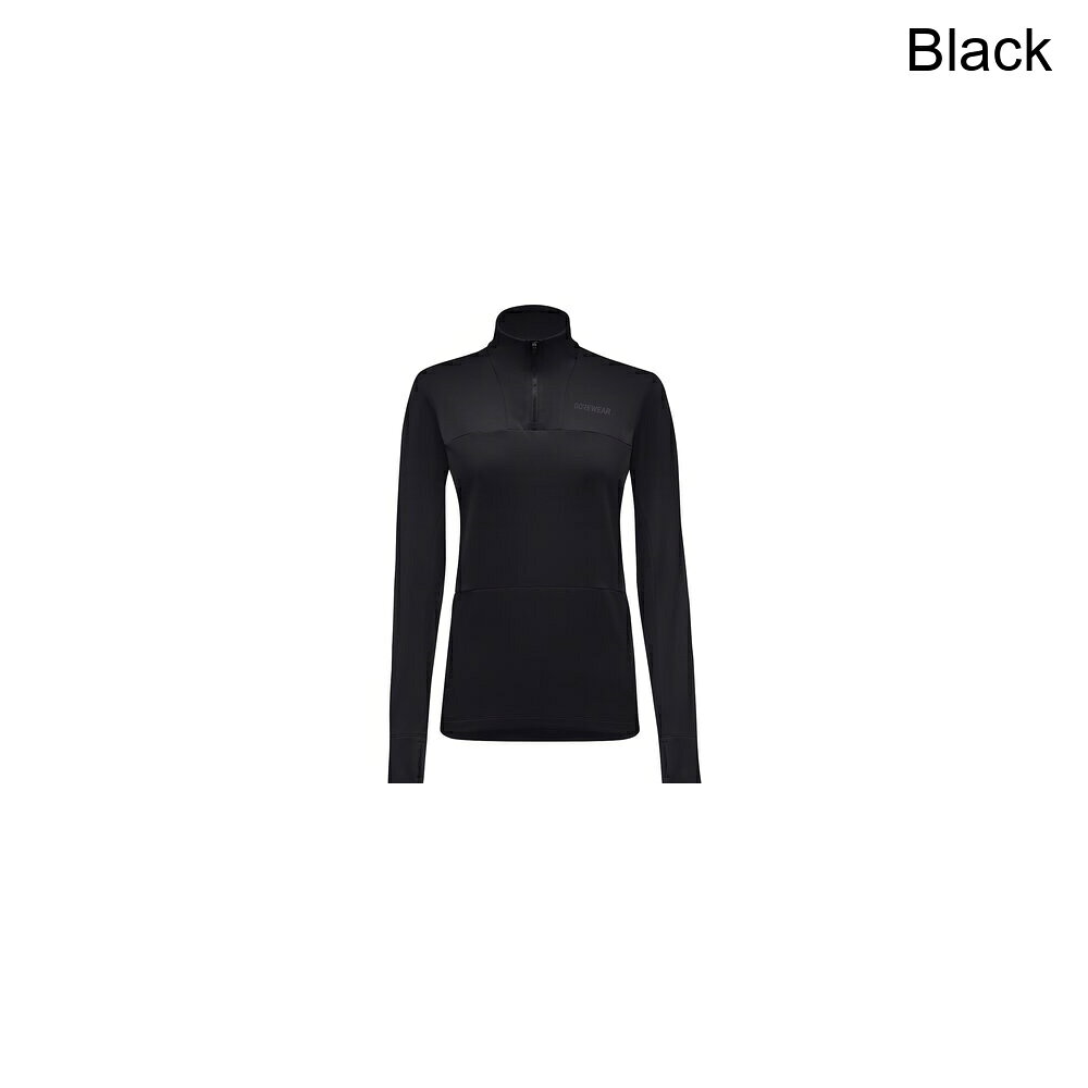 (取寄) ゴアウェア レディース トレーニング サーモ 1/4-ジップ ジャケット - ウィメンズ GOREWEAR women Training Thermo 1/4-Zip Jacket - Women's Black