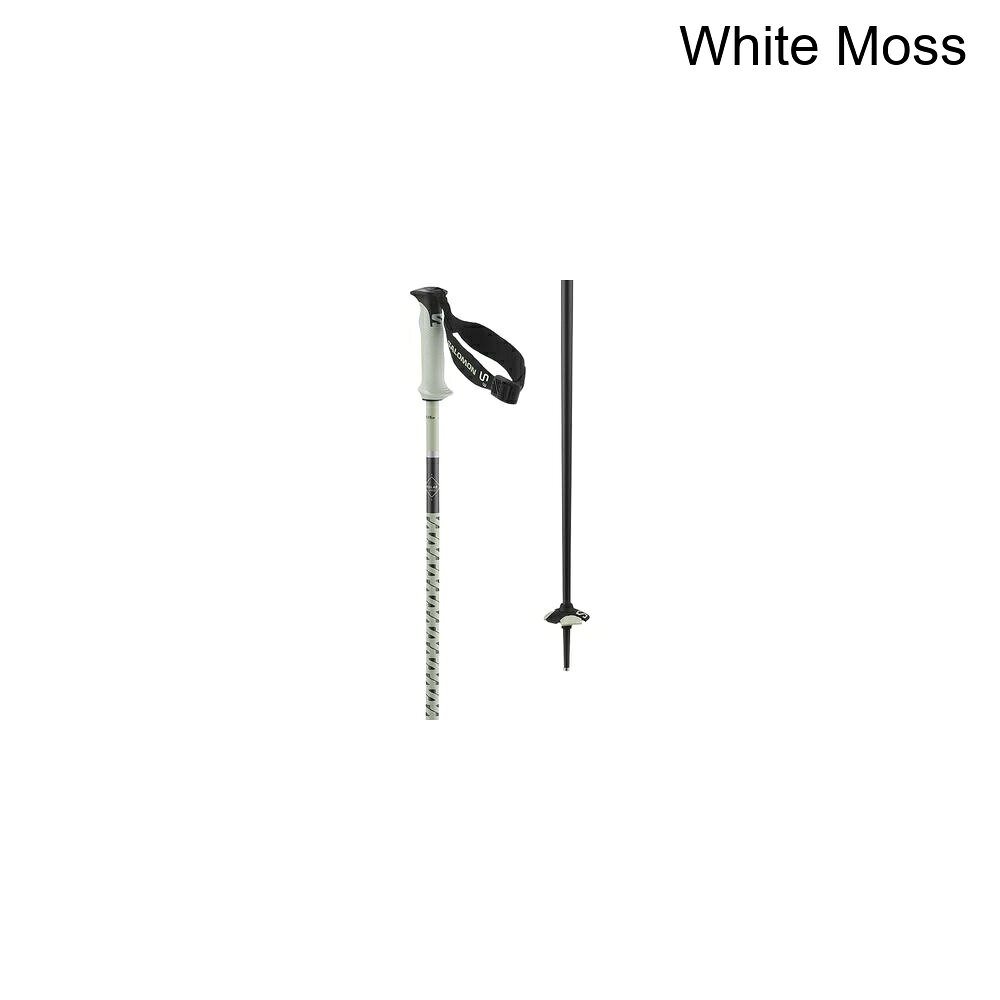 (取寄) サロモン ポラール プロ S3 スキー ポールズ Salomon Polar Pro S3 Ski Poles White Moss