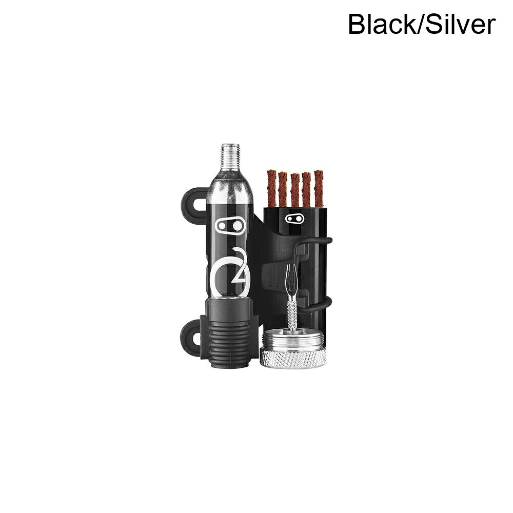 (取寄) クランクブラザース シガー ツール プラグ キット + CO2 ヘッド Crank Brothers Cigar Tool Plug Kit + CO2 Head Black/Silver