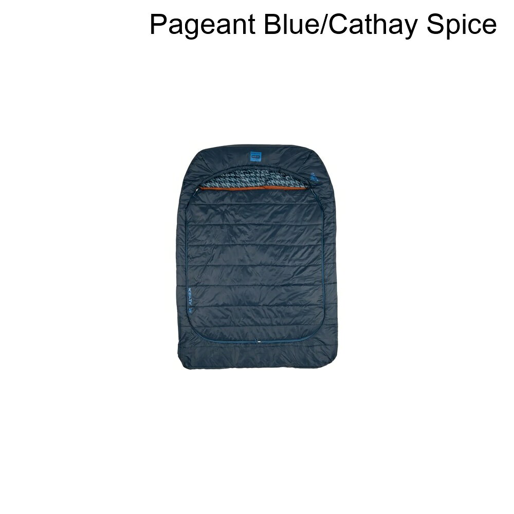 (取寄) ケルティ トゥルー.コンフォート ダブルワイド スリーピング バッグ 20F シンセティック Kelty Tru.Comfort Doublewide Sleeping Bag: 20F Synthetic Pageant Blue/Cathay Spice