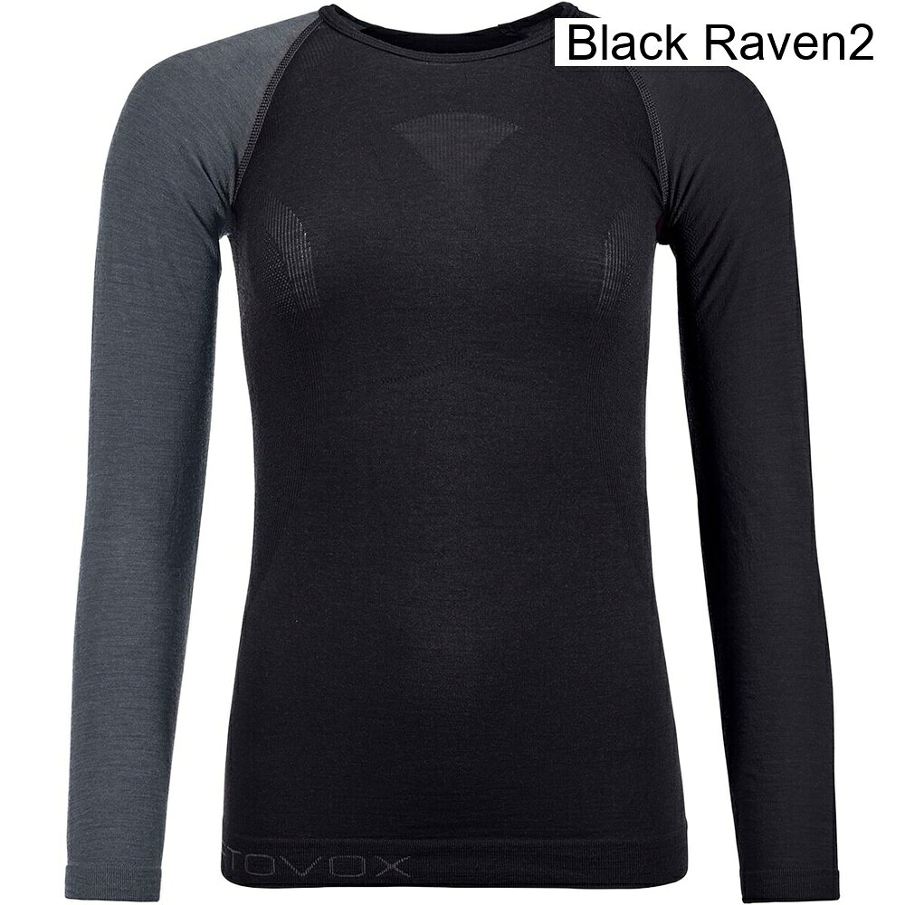 (取寄) オルトボックス レディース 120 コンプ ライト ロング-スローブ トップ - ウィメンズ Ortovox women 120 Comp Light Long-Sleeve Top - Women's Black Raven2