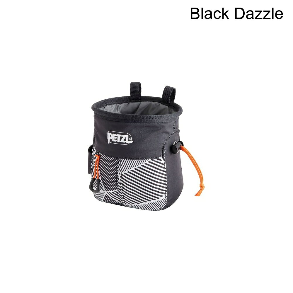 (取寄) ペツル サカポーチ チョーク バッグ Petzl Sakapoche Chalk Bag Black Dazzle