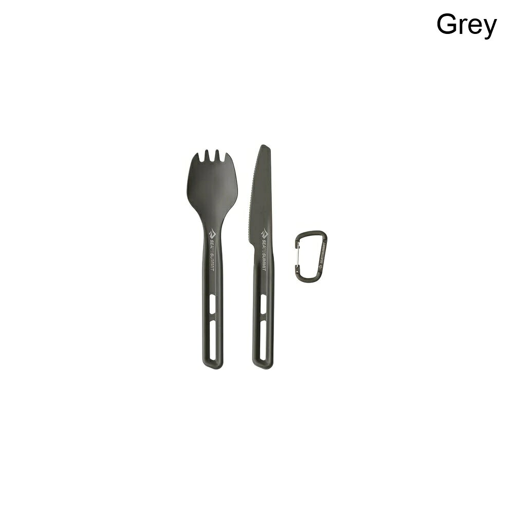 (取寄) シートゥサミット フロンティア UL カトラリー 2-ピース セット Sea To Summit Frontier UL Cutlery 2-Piece Set Grey sweetrag-18582712 スウィートラグ パッケージ画像