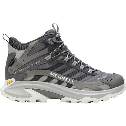 (取寄) メレル メンズ モアブ スピード 2 ミッド Gtx ワイド ハイキング シューズ - メンズ Merrell men Moab Speed 2 Mid GTX Wide Hiking Shoe - Men 039 s Asphalt
