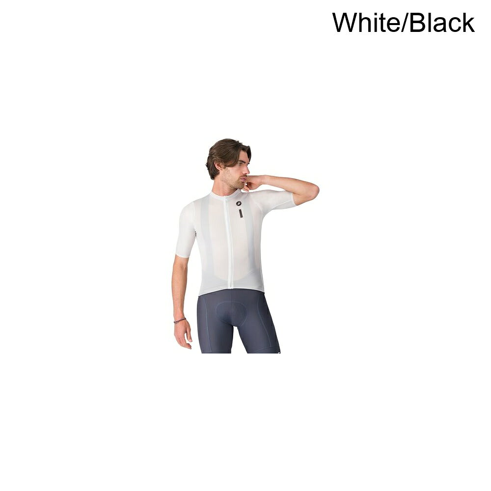 (取寄) カステリ メンズ ロゴ ジャージ - メンズ Castelli men Drittone Logo Jersey - Men's White/Black