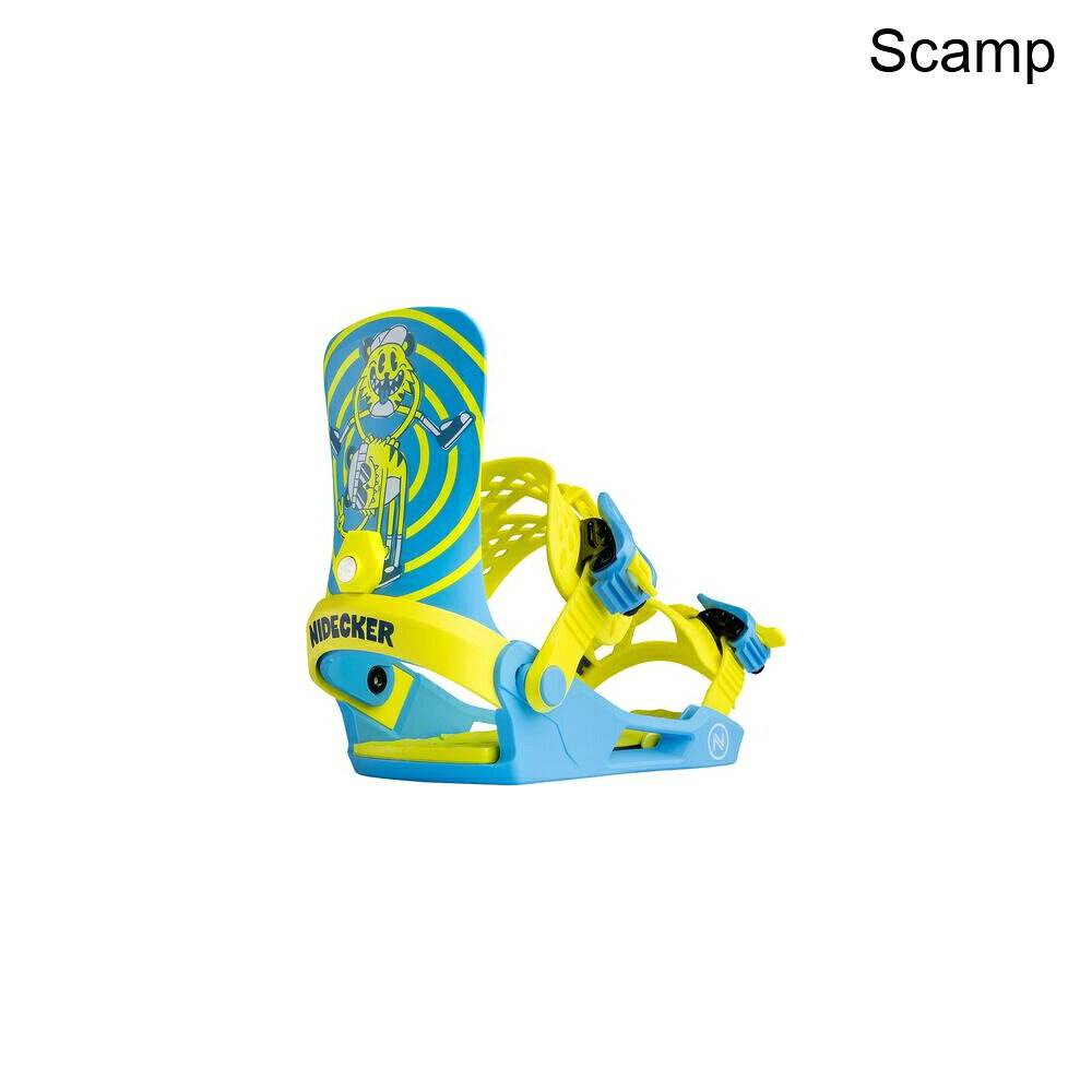 (取寄) ナイデッカー オーリー スノーボード バインディングス - 2027 - キッズ Nidecker Ollie Snowboard Bindings - 2027 - Kids Scamp