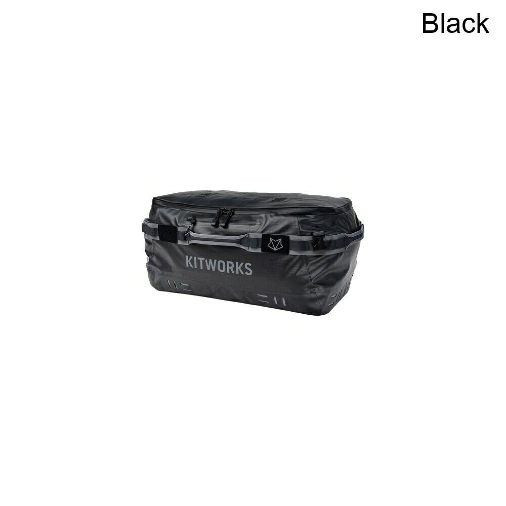 (取寄) アドベンチャー 60L ダッフル バッグ Kitworks Adventure 60L Duffel Bag Black