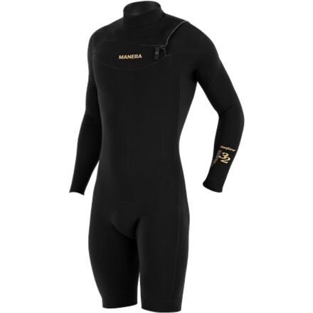 Wet Suits - (取寄) マネラ メンズ シーファラー ショーティー ハイブリット FZ 3/2MM ウェットスーツ - メンズ Manera men Seafarer Shorty Hybrid FZ 3/2mm Wetsuit - Men's Black