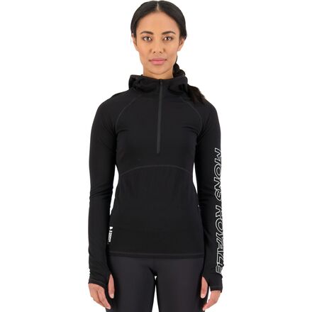 Outdoor Wear - (取寄) モンスロイヤル レディース ベラ テック フーデット トップ - ウィメンズ Mons Royale women Bella Tech Hooded Top - Women's Black