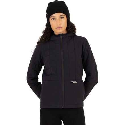 Rakuten - (取寄) モンスロイヤル レディース キャニオン メリノ インサレーテッド フーデット ジャケット - ウィメンズ Mons Royale women Canyon Merino Insulated Hooded Jacket - Women's Black